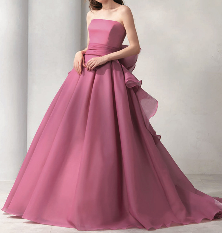 AMANTHA BRIDE ピンクカラードレス