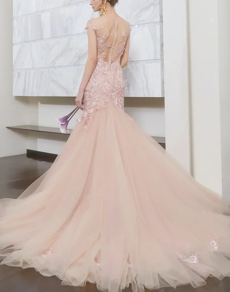 ブリリアンターユ マーメイド【BRI0065】カラードレス ピンクベージュ