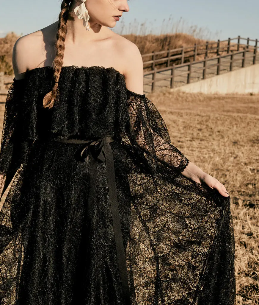 RIRINA mavimoon オケージョンドレス S ブラック Maneater Swing Dress in Black | Retro Dress – Vixen by Micheline Pitt