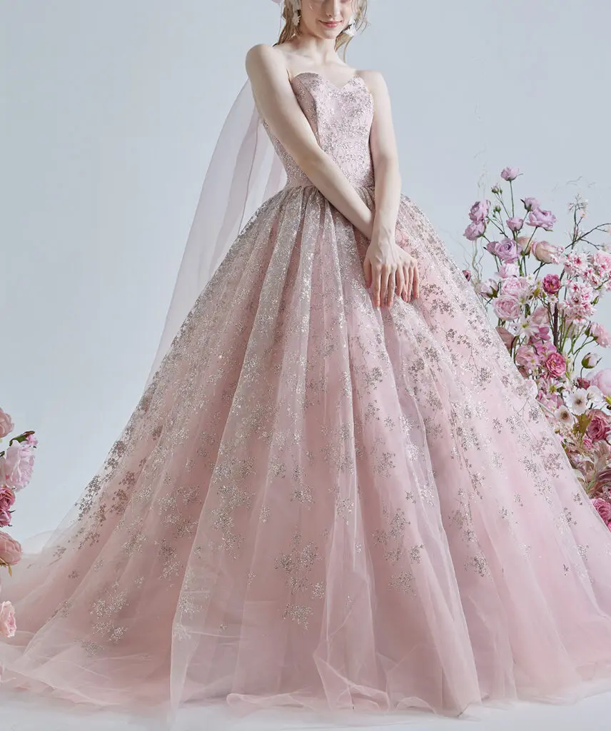 [6月8日迄の出品]SALUE サルエオープンカラードレスコートチャコールグレー Sauge | カラードレス | ウェディングドレス |【公式】小さな結婚式