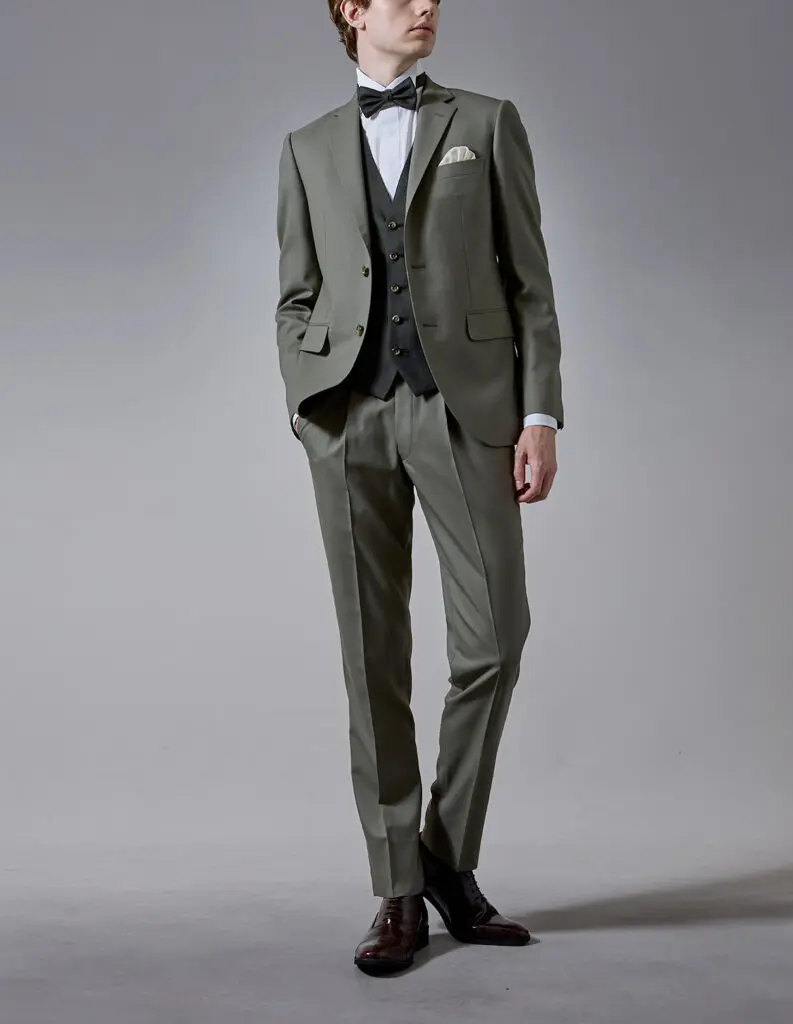 結婚式タキシードカーキ Forte Kuraudia 【FK-2099】 - ミスサブリナ