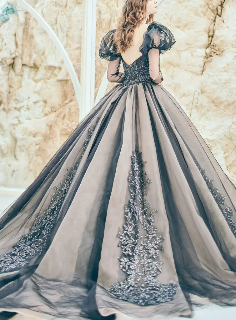 ルルフェリーチェブラック【LU-0142】5号～21号クラシカル＆モダンな