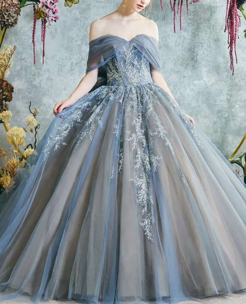 ルルフェリーチェ ブルー【LU-0155】5号～15号がお得にレンタルできる