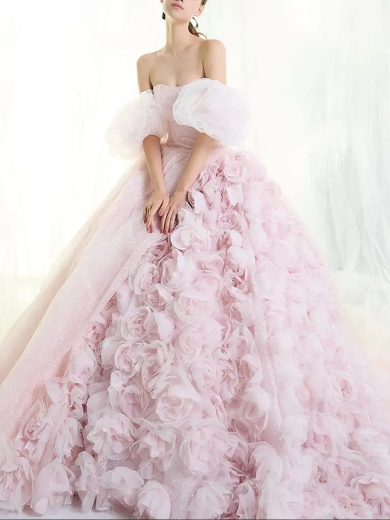 キヨコハタ カラードレス【KH-0488ピンク】7号～11号 断然お得に