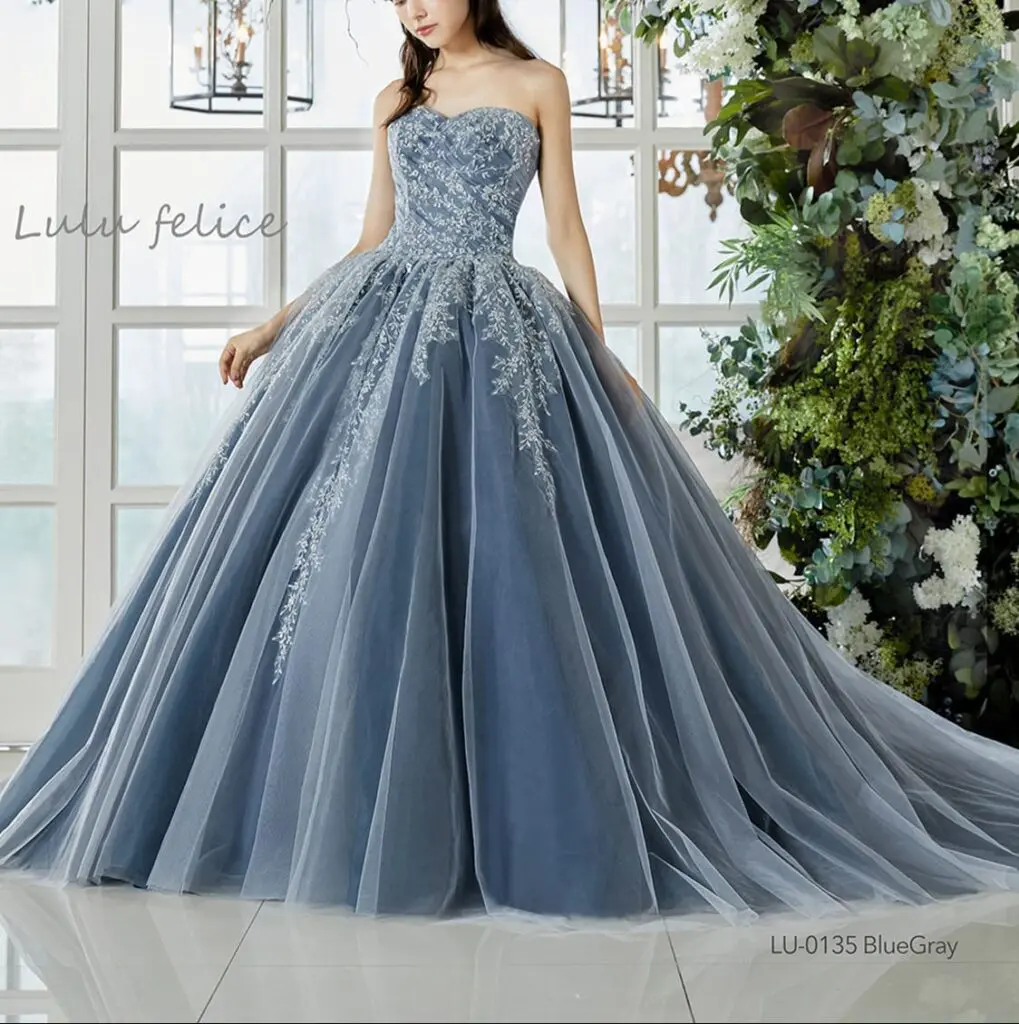 ルルフェリーチェ ブルーグレー【LU-0135】5号から21号 - ミスサブリナ