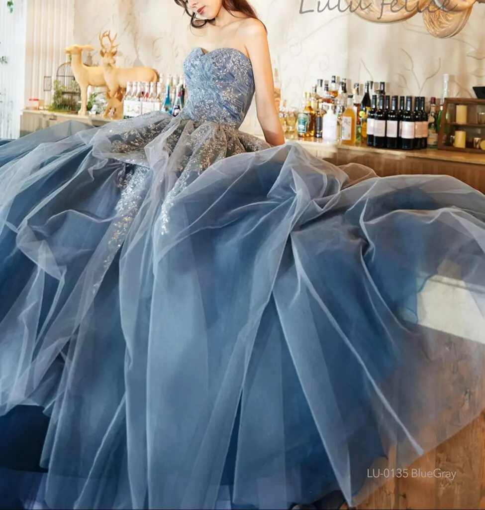 ルルフェリーチェ ブルーグレー【LU-0135】5号から21号 - ミスサブリナ