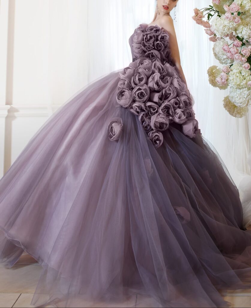 キヨコハタ カラードレス ラベンダー【KH-0587】7号~11号をお探しですか