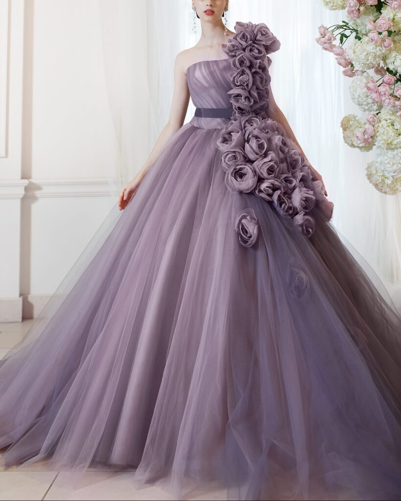 キヨコハタ カラードレス ラベンダー【KH-0587】7号~11号をお探しですか