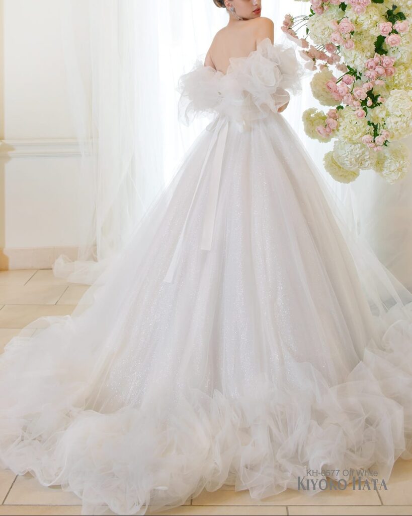 キヨコハタ ウエディングドレス【KH-0577 】5号~15号-おしゃれ花嫁注目