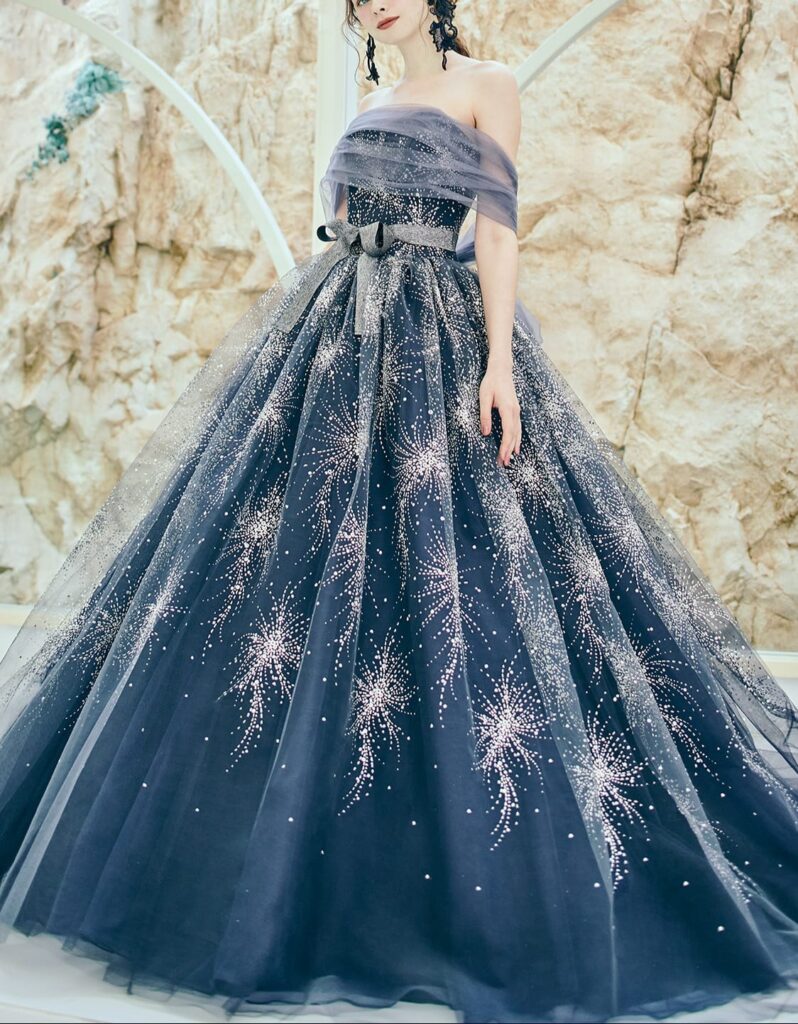 ルルフェリーチェ ネイビー【LU-0143】5号~15号!360度どこから見ても美しい