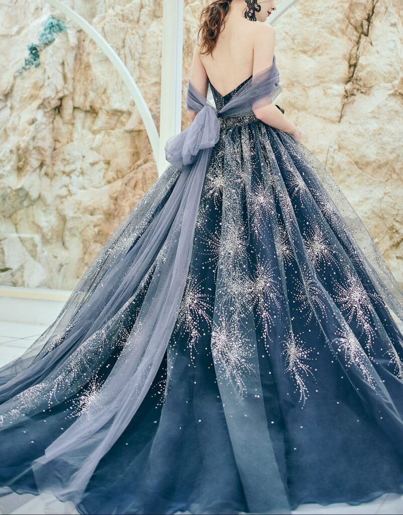 ルルフェリーチェ ネイビー【LU-0143】5号~15号!360度どこから見ても美しい