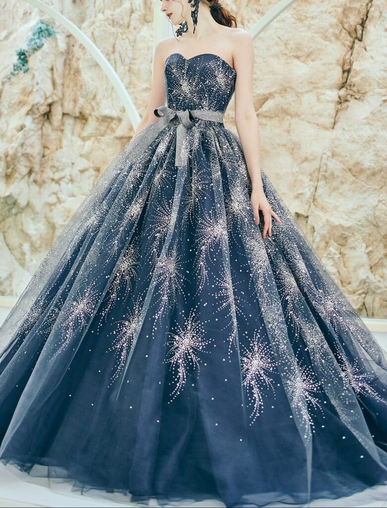 ルルフェリーチェ ネイビー【LU-0143】5号~15号!360度どこから見ても美しい