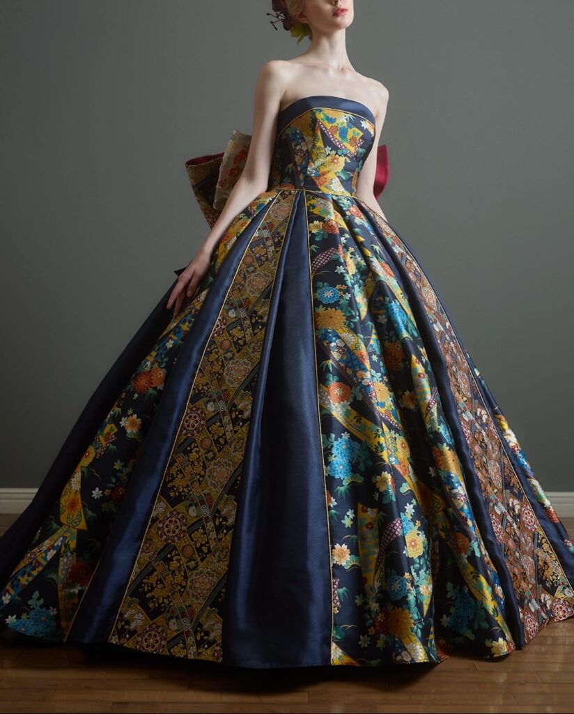 和ドレス ネイビー【KR-0197】5号～21号- 和DRESS（ワドレス）