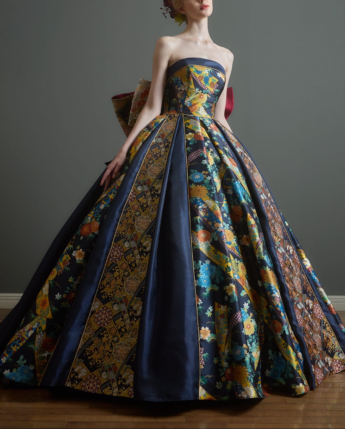和ドレス ネイビー【KR-0197】5号～21号- 和DRESS（ワドレス）