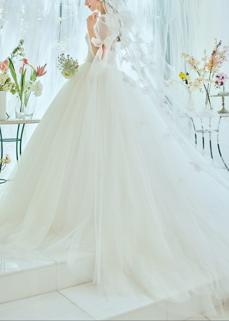 キヨコハタ ウエディング ドレス レンタル【KH-0032】ふわんふわんドレス