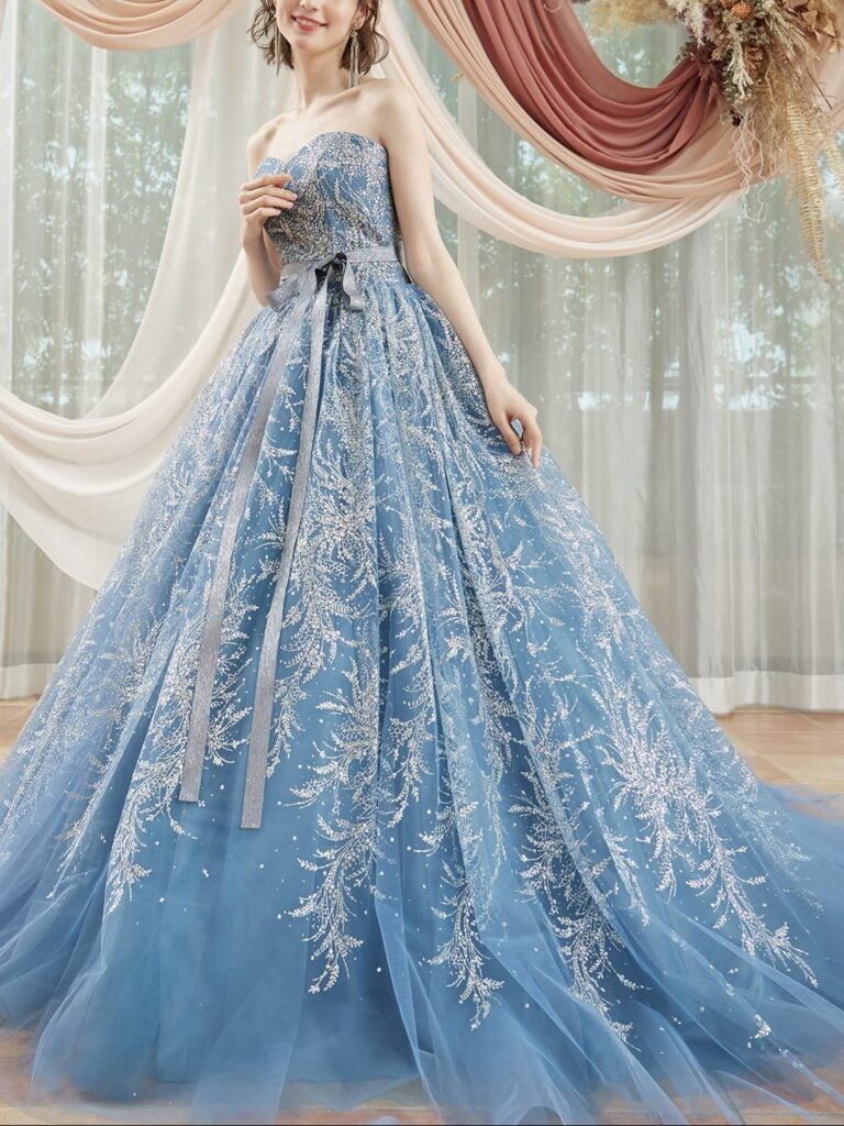 ルルフェリーチェ 青【LU-0149】360度きらめくグリッターデザイン