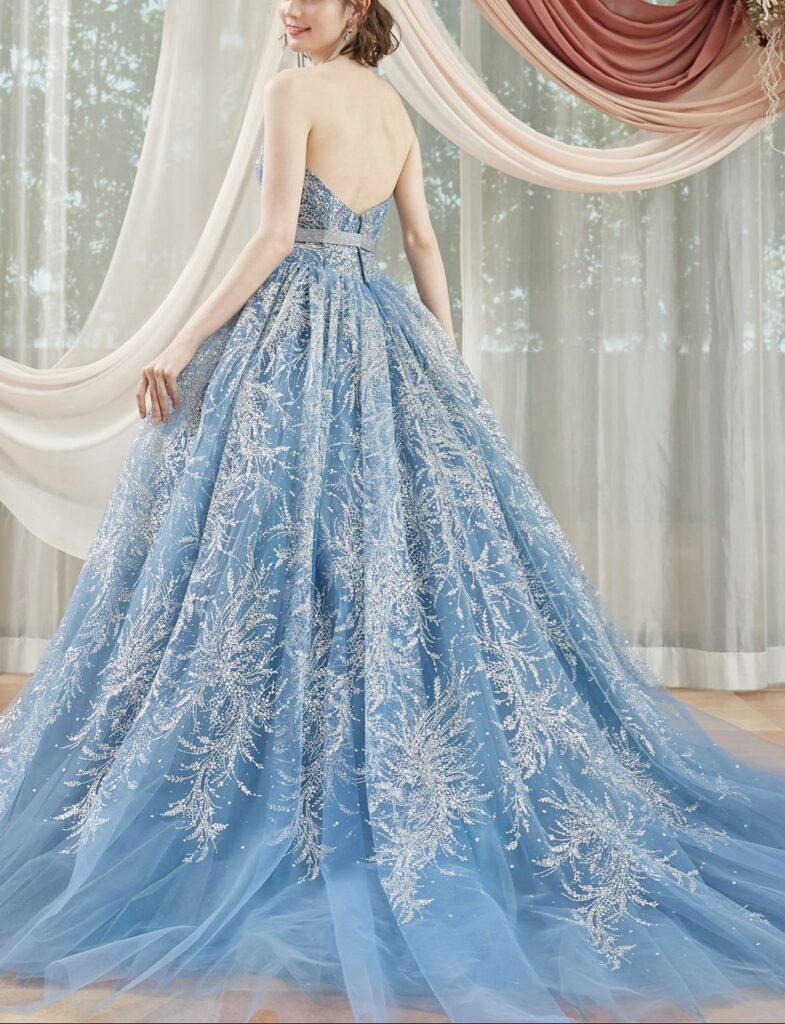 ルルフェリーチェ 青【LU-0149】360度きらめくグリッターデザイン