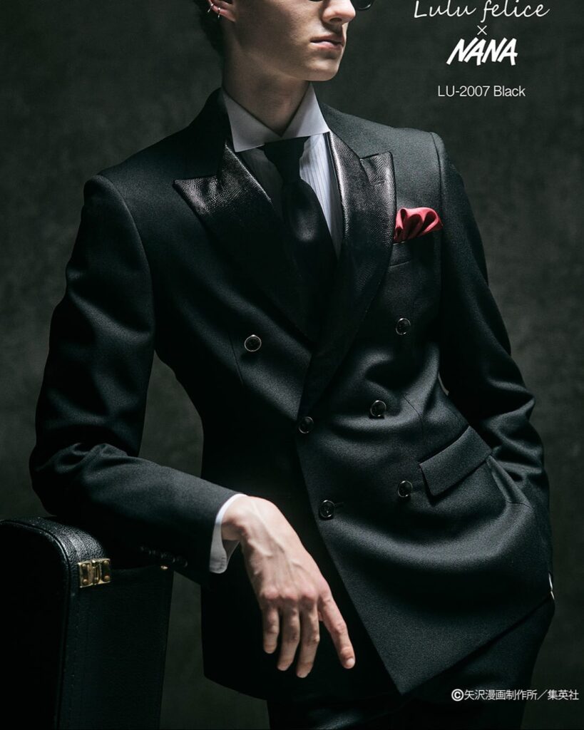 Lulu felice×NANAブラックタキシード お色直し【LU-2007】