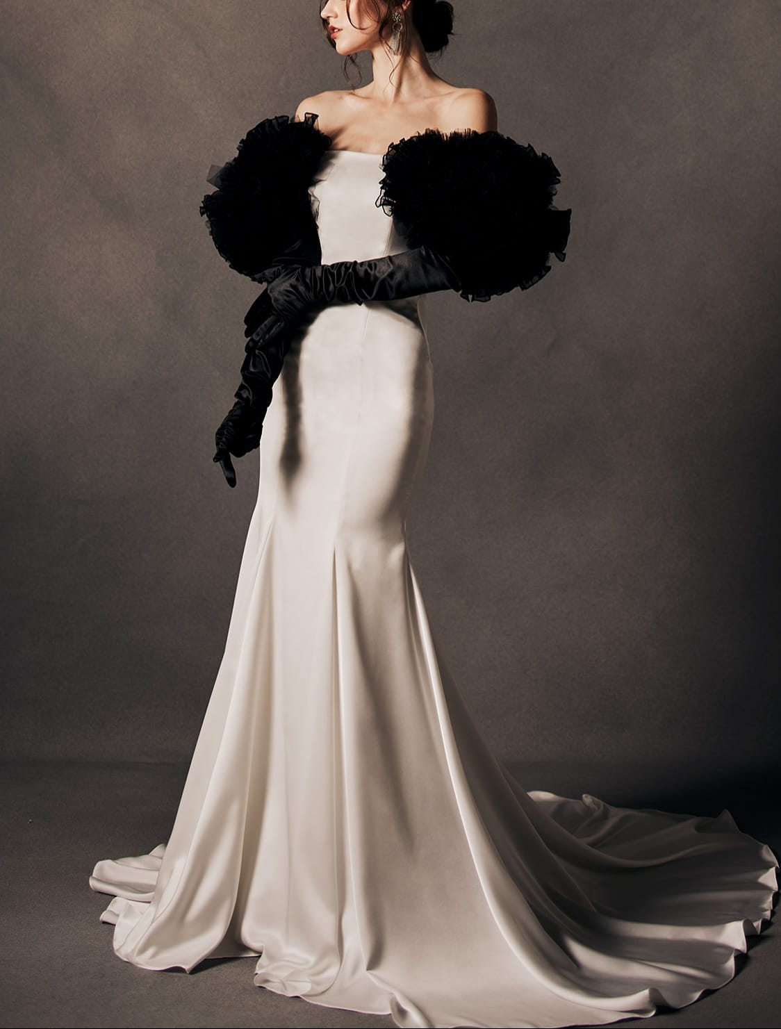 デラフォーレ ドレス【DE-0004】付け袖マーメイドライン ドレス7号～11号