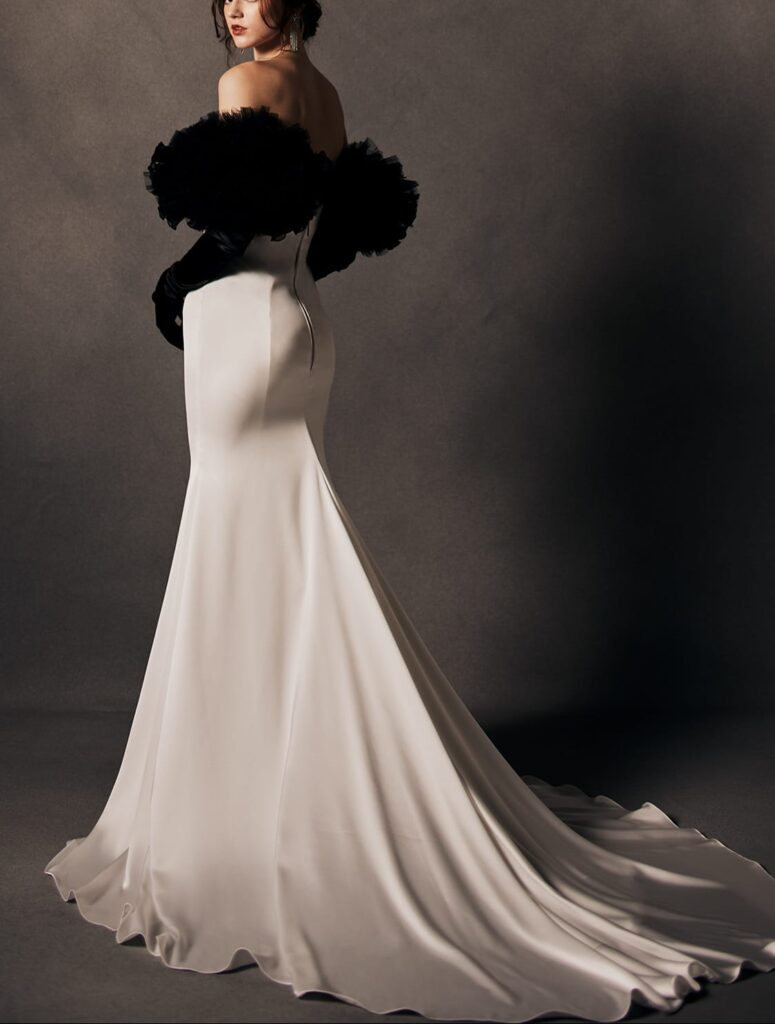 デラフォーレ ドレス【DE-0004】付け袖マーメイドライン ドレス7号～11号