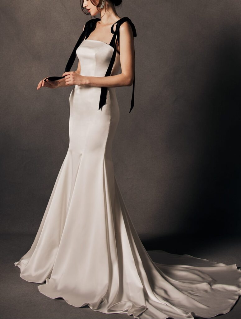 デラフォーレ ドレス【DE-0004】付け袖マーメイドライン ドレス7号～11号