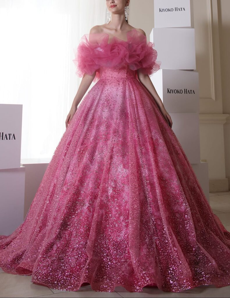 KIYOKO HATAカラードレス【KH-0574ワイン】5号～15号