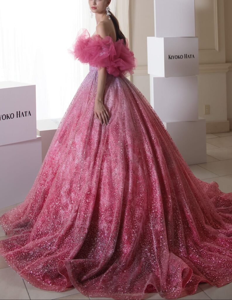 KIYOKO HATAカラードレス【KH-0574ワイン】5号～15号