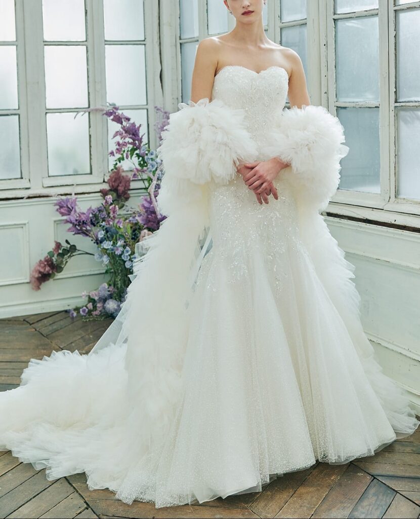 プラコレ&ドレシーコラボドレス【BRI1501】ホテル挙式マーメイドドレス