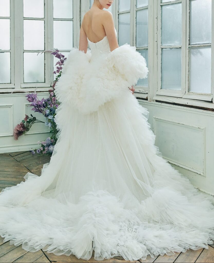 プラコレ&ドレシーコラボドレス【BRI1501】ホテル挙式マーメイドドレス