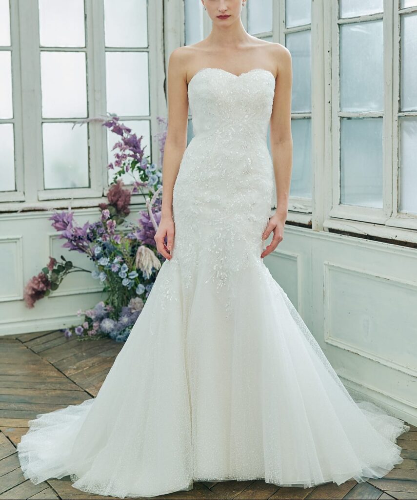 プラコレ&ドレシーコラボドレス【BRI1501】ホテル挙式マーメイドドレス