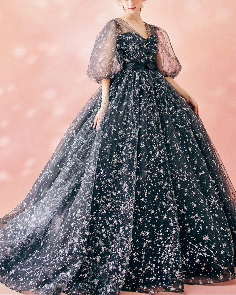 キヨコハタマリー グレージュ【KH-0035】星座ドレス