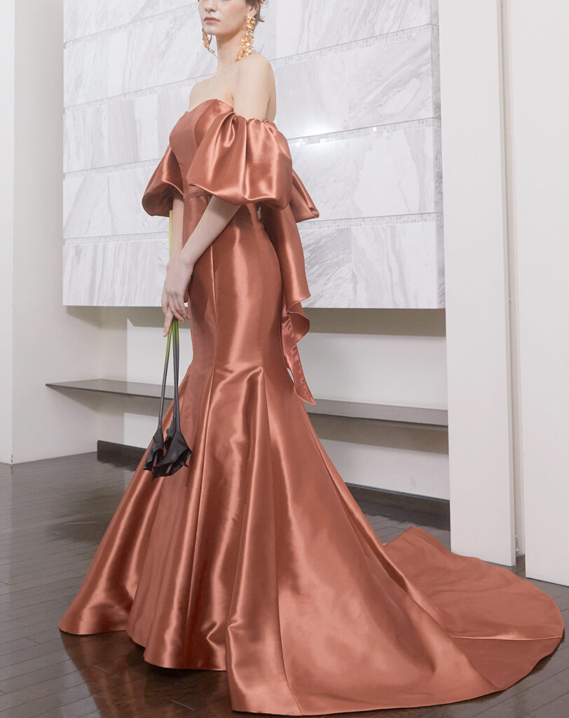 brilliantayu ドレス【BRI0064テラコッタ】マーメイドカラードレス