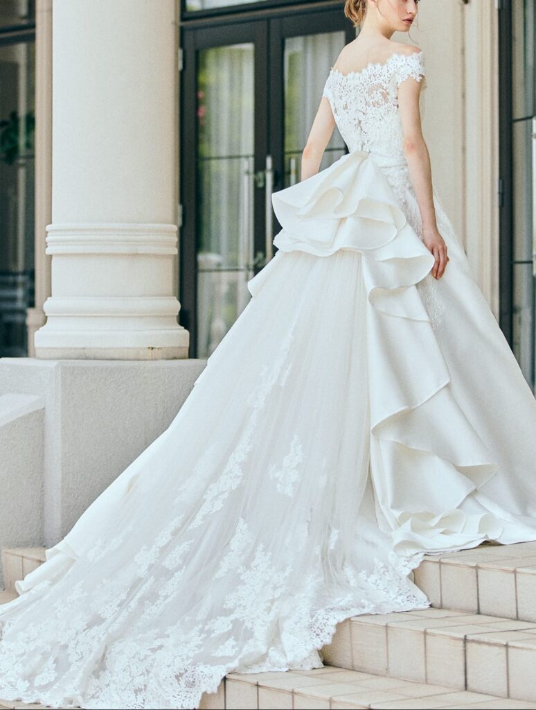 ミスモックムーン ウェディングドレス【MMM0156】3号～21号ホテル挙式 ドレス